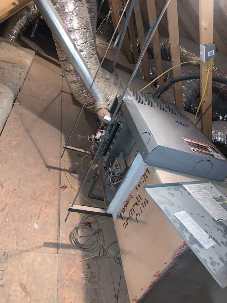 Gallery photos for Energy-Efficient HVAC Upgrade in Attic: Image #1