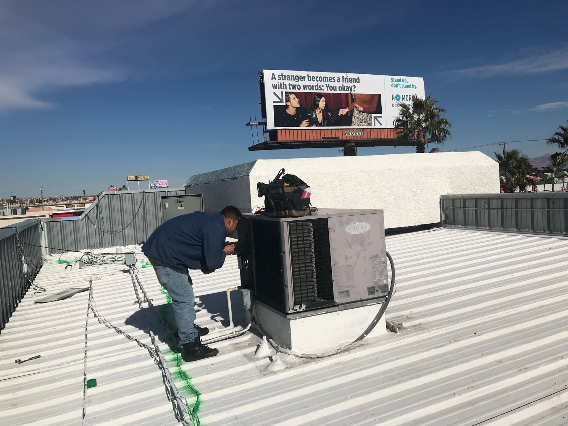 Expert Inspection of Rooftop HVAC in Las Vegas image